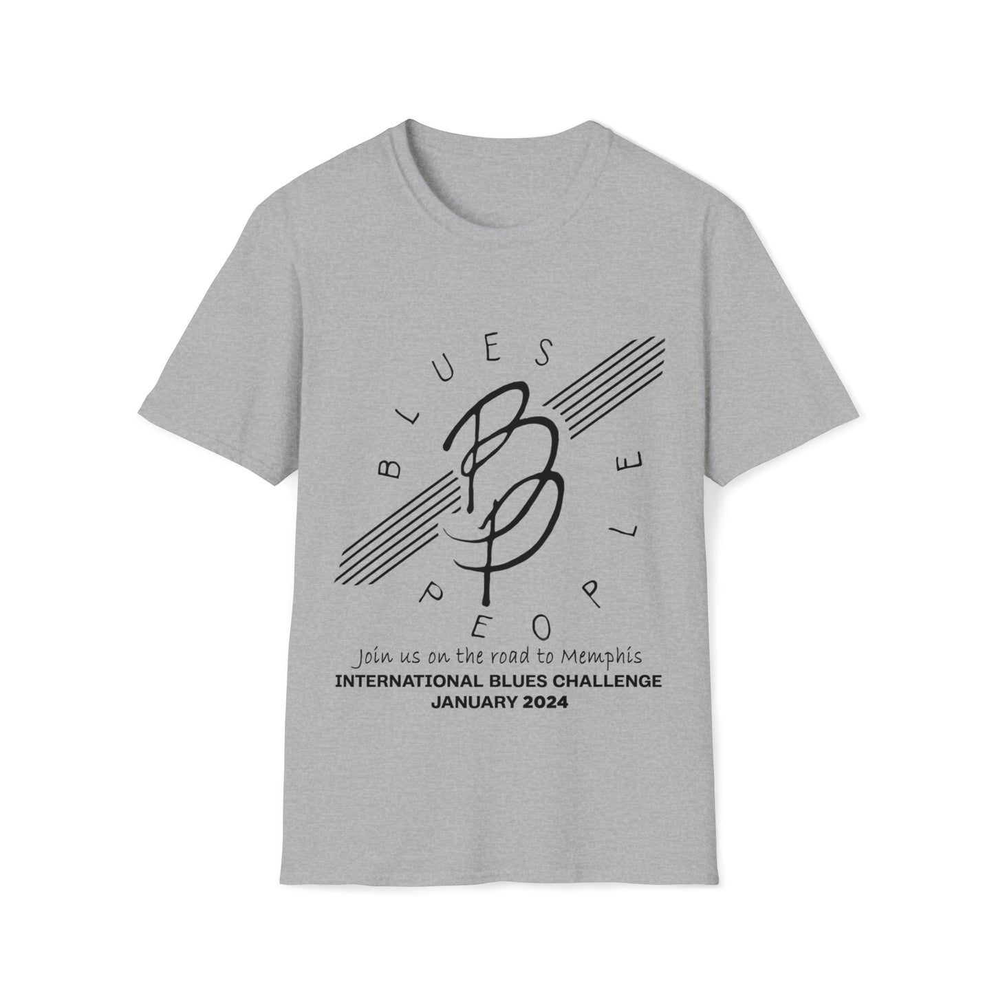 Copy of Unisex Softstyle T-Shirt - Black Logo - Journey to Memphis