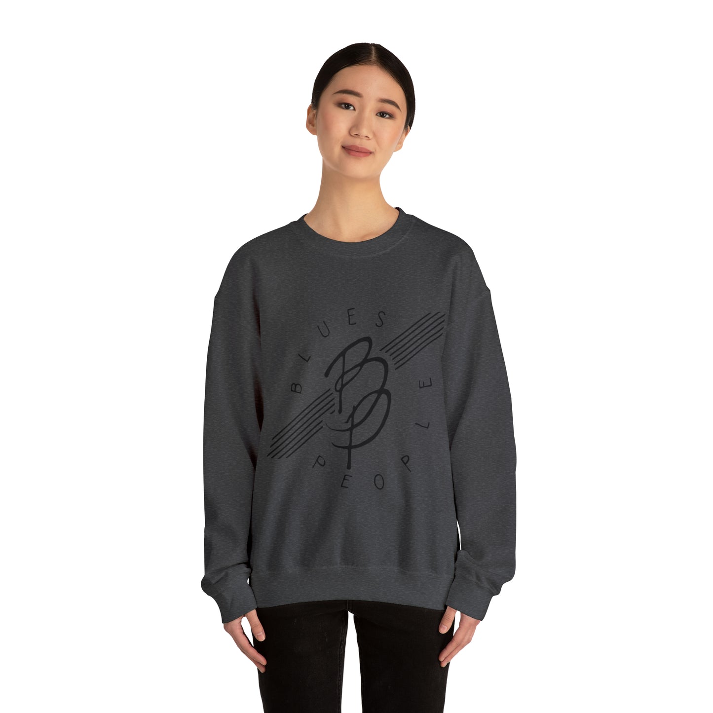 Unisex Heavy Blend™ Crewneck Sweatshirt - Black Logo