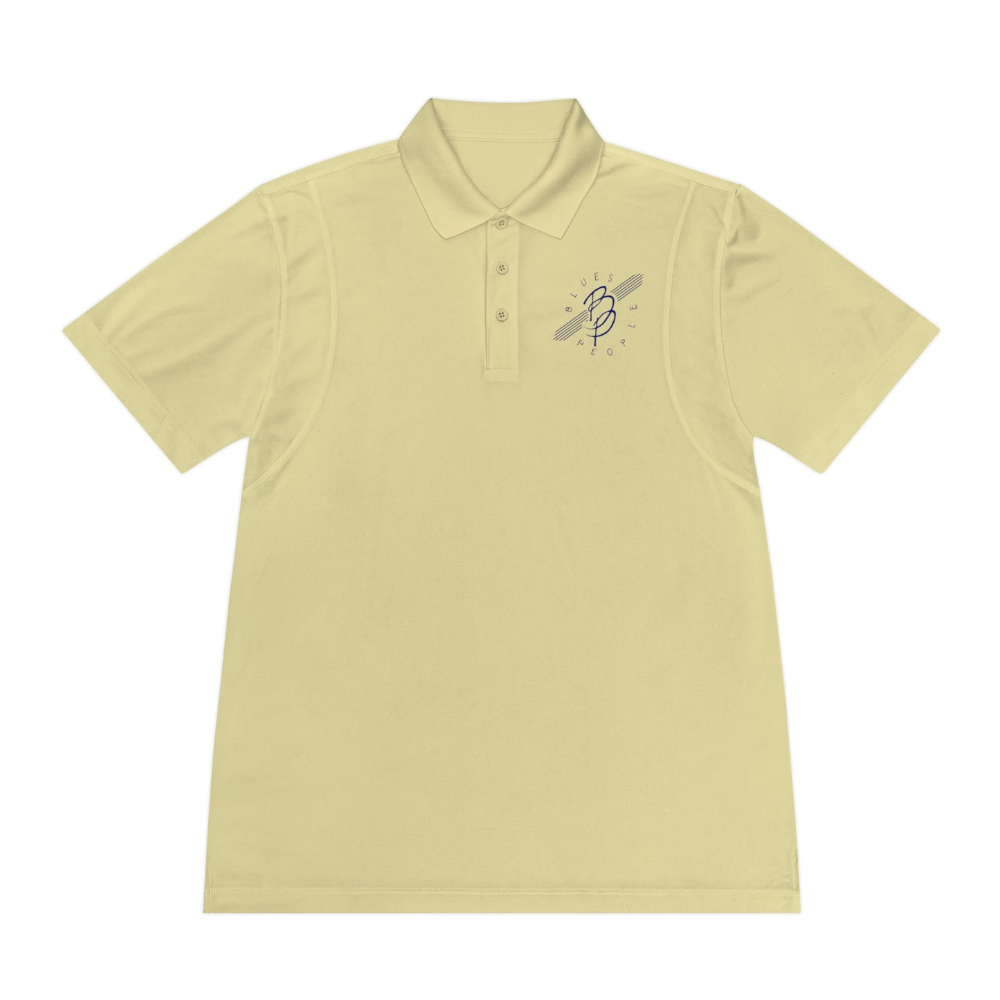 Men's Sport Polo Shirt - Blue Logo