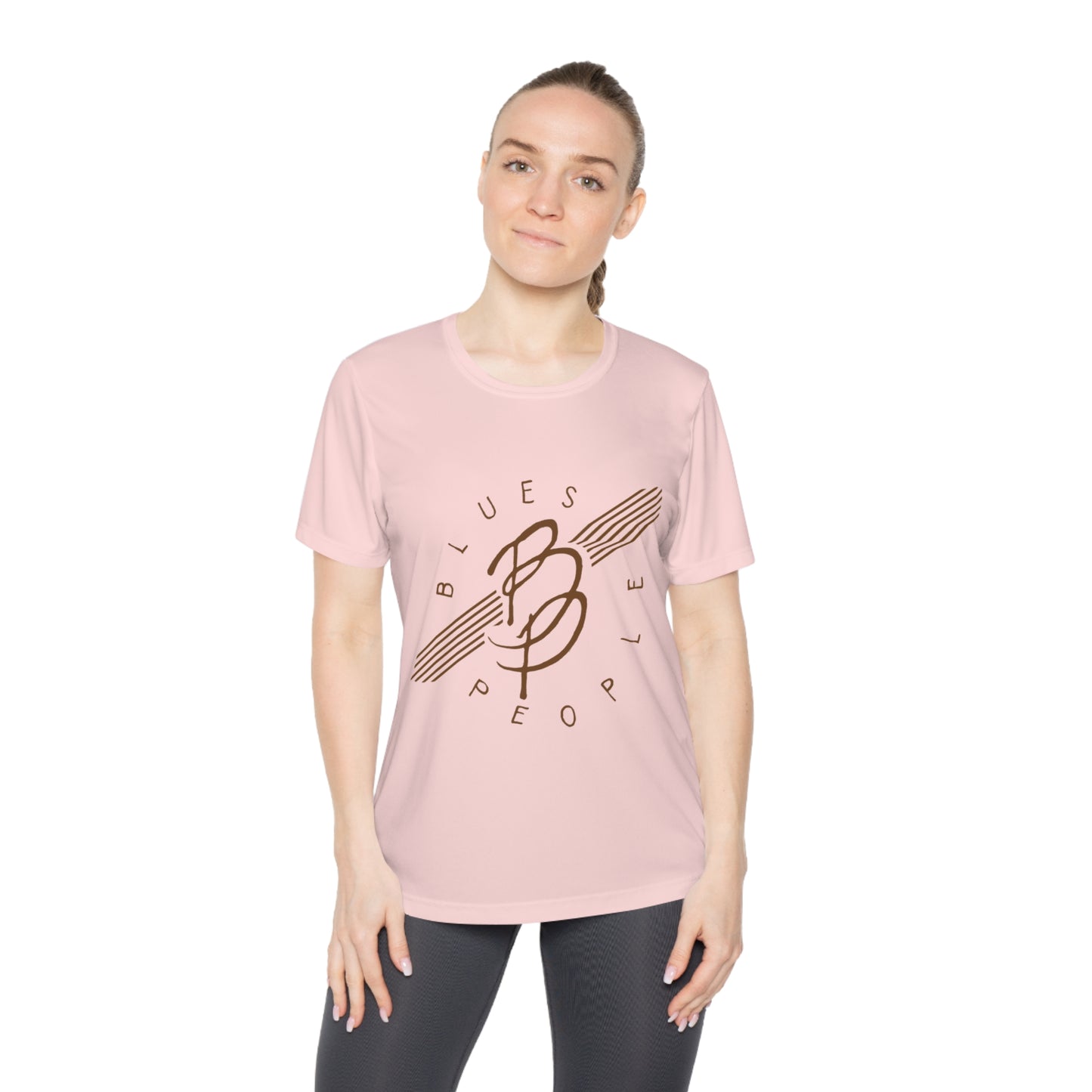 Ladies Competitor Tee - Brown Logo