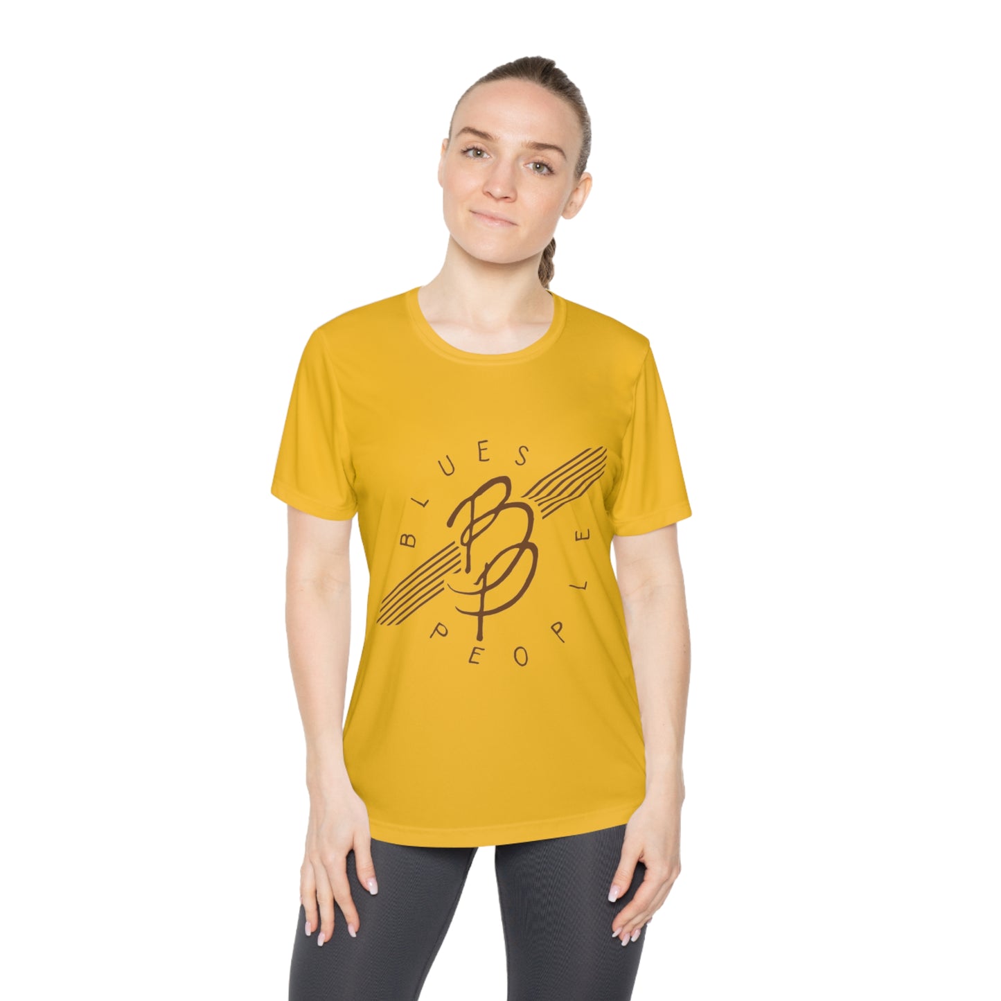 Ladies Competitor Tee - Brown Logo