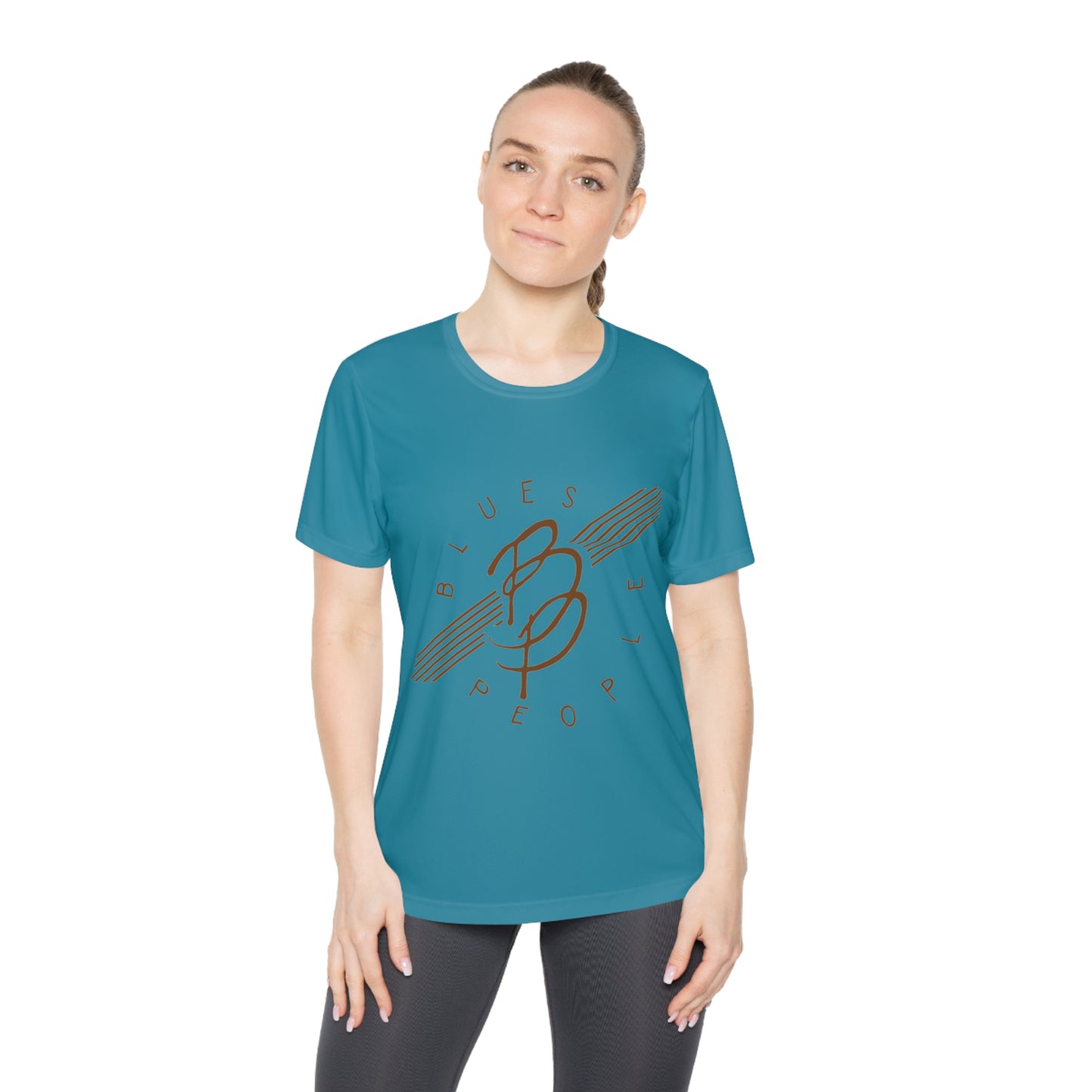 Ladies Competitor Tee - Brown Logo