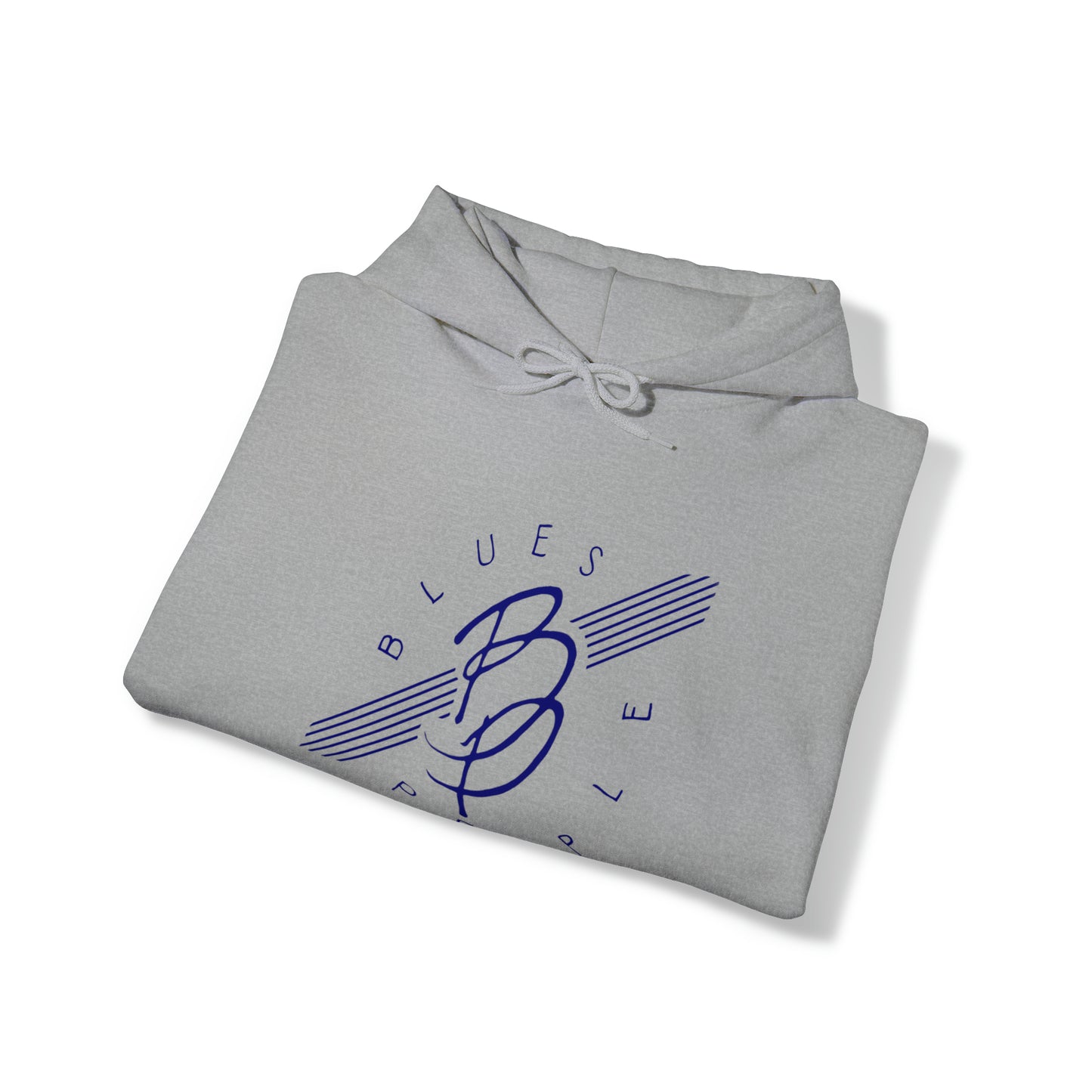 Unisex Heavy Blend™ Hoodie Sweatshirt - Blue Logo