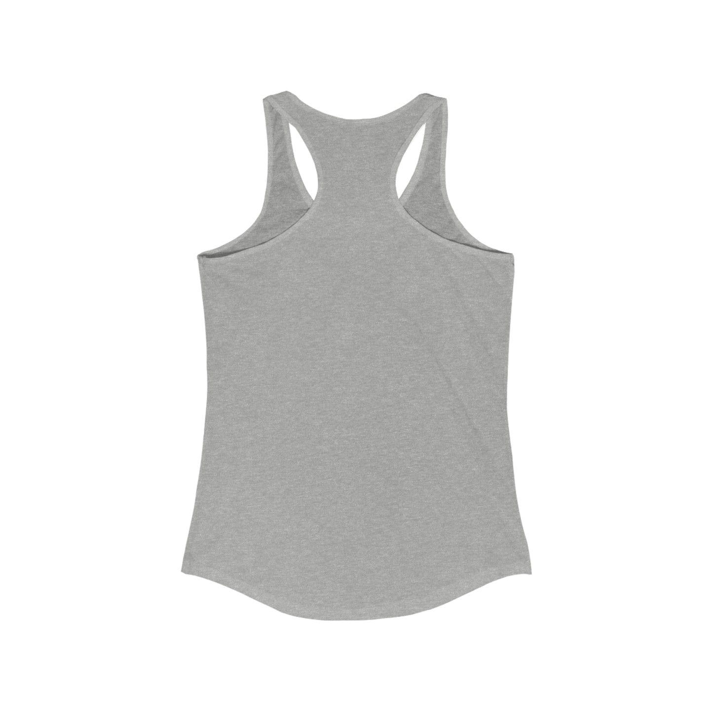 Ladies Ideal Racerback Tank - Blue Logo