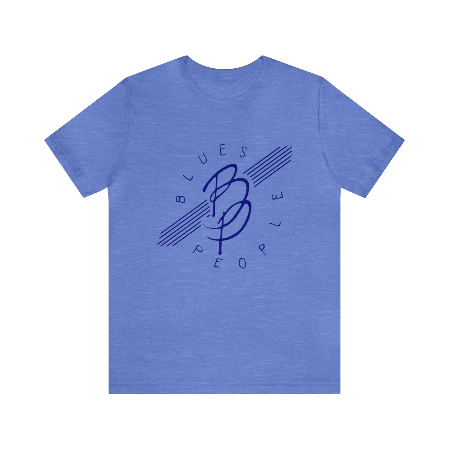 Unisex Jersey Short Sleeve Tee - Blue Logo