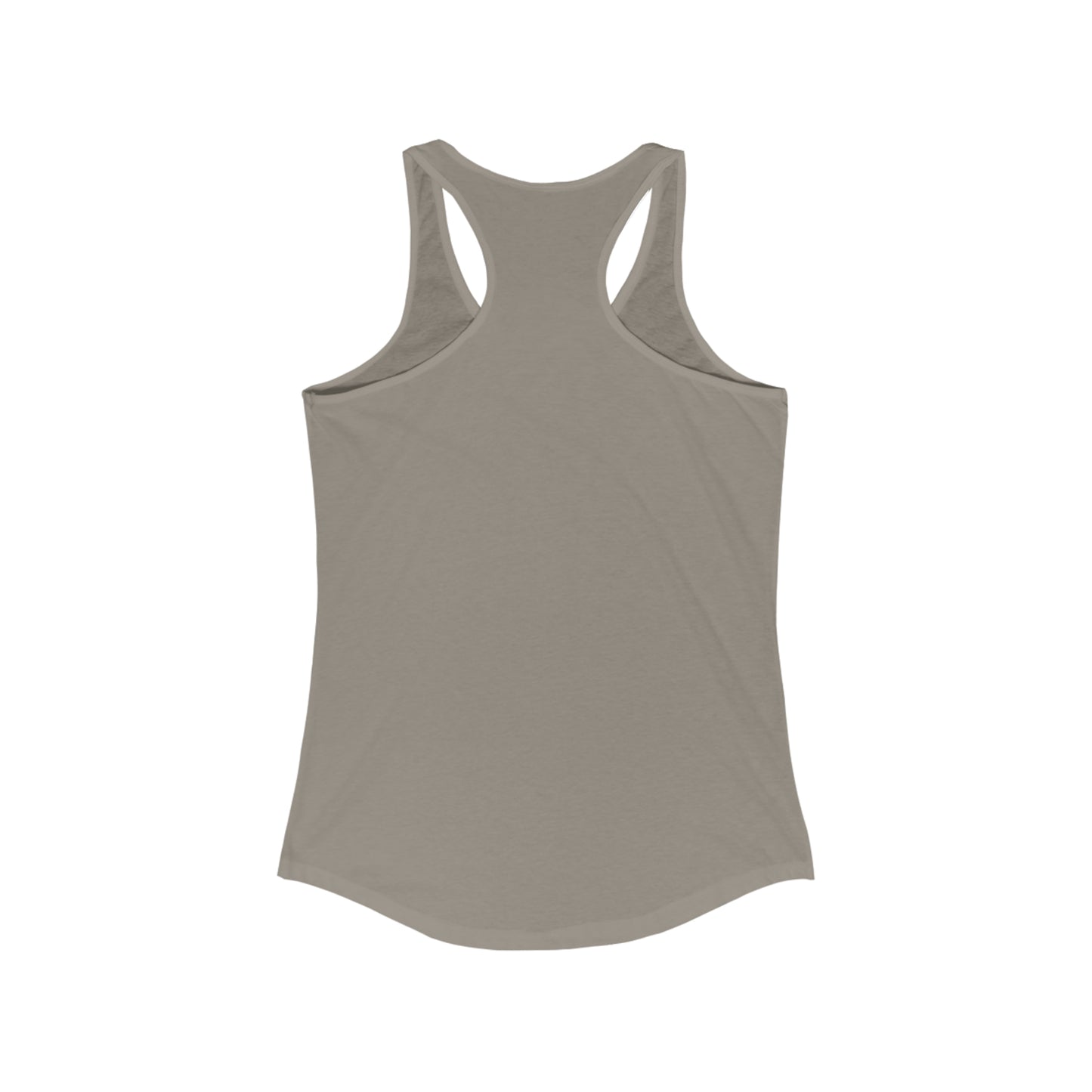 Ladies Ideal Racerback Tank - Blue Logo