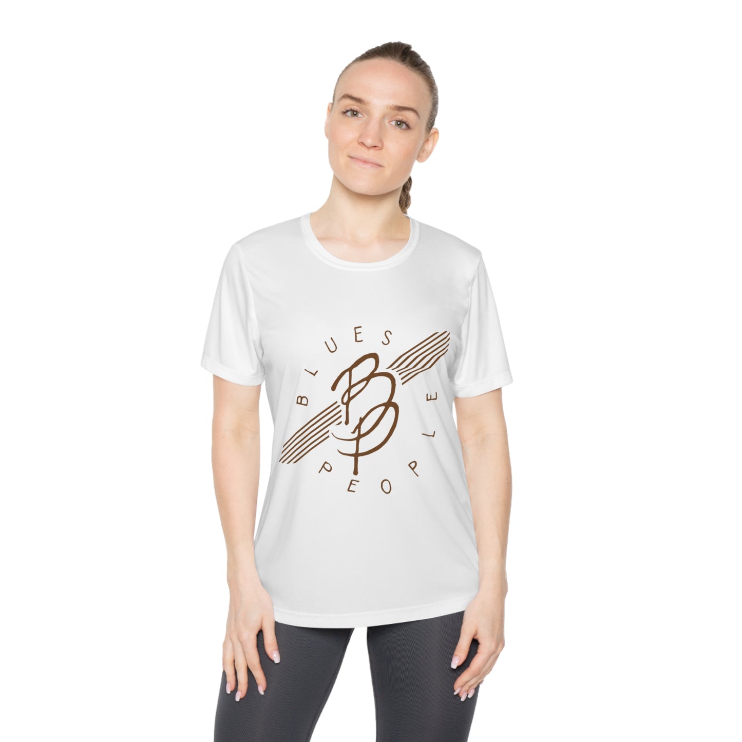 Ladies Competitor Tee - Brown Logo