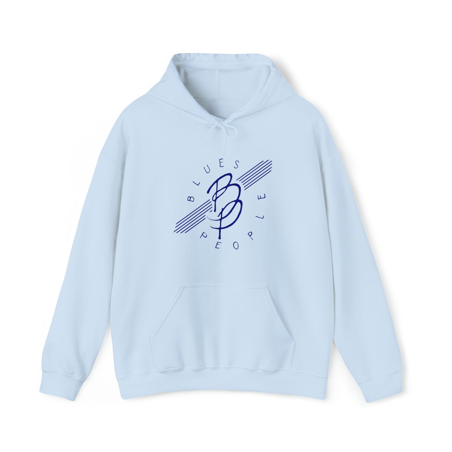 Unisex Heavy Blend™ Hoodie Sweatshirt - Blue Logo