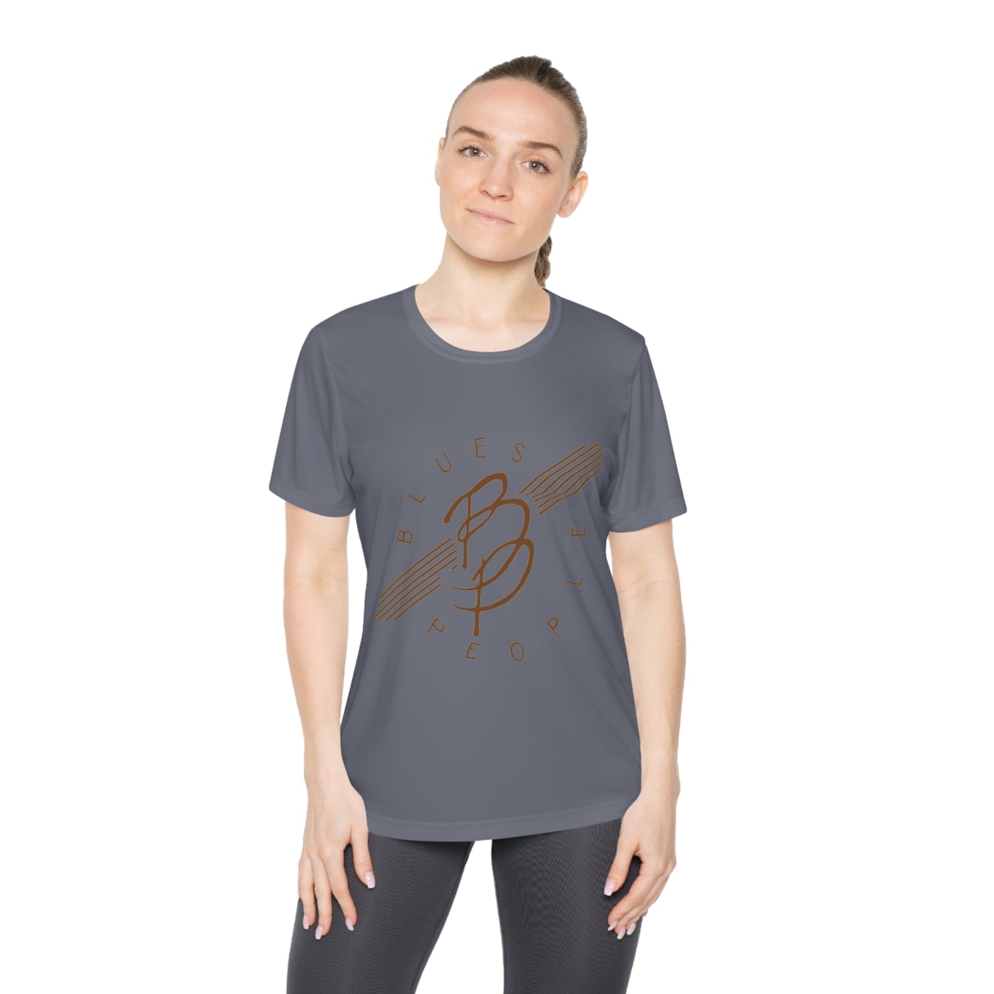 Ladies Competitor Tee - Brown Logo