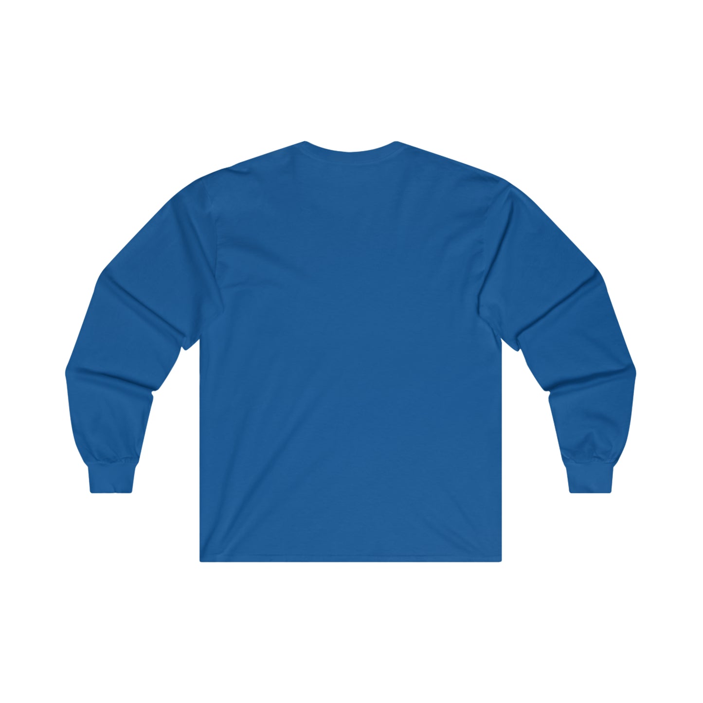 Unisex Ultra Cotton Long Sleeve T- Shirt - Blue Logo