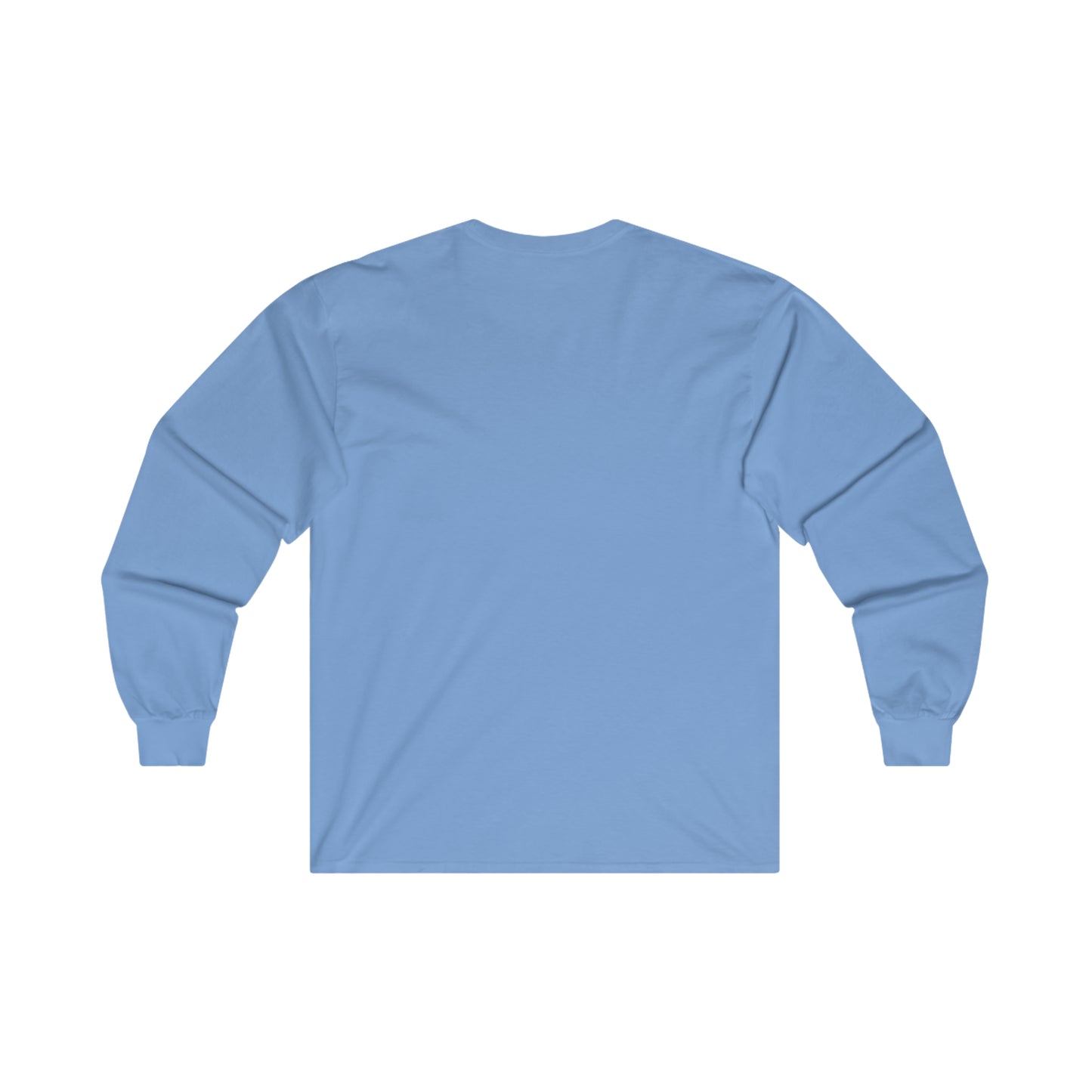 Unisex Ultra Cotton Long Sleeve T- Shirt - Blue Logo