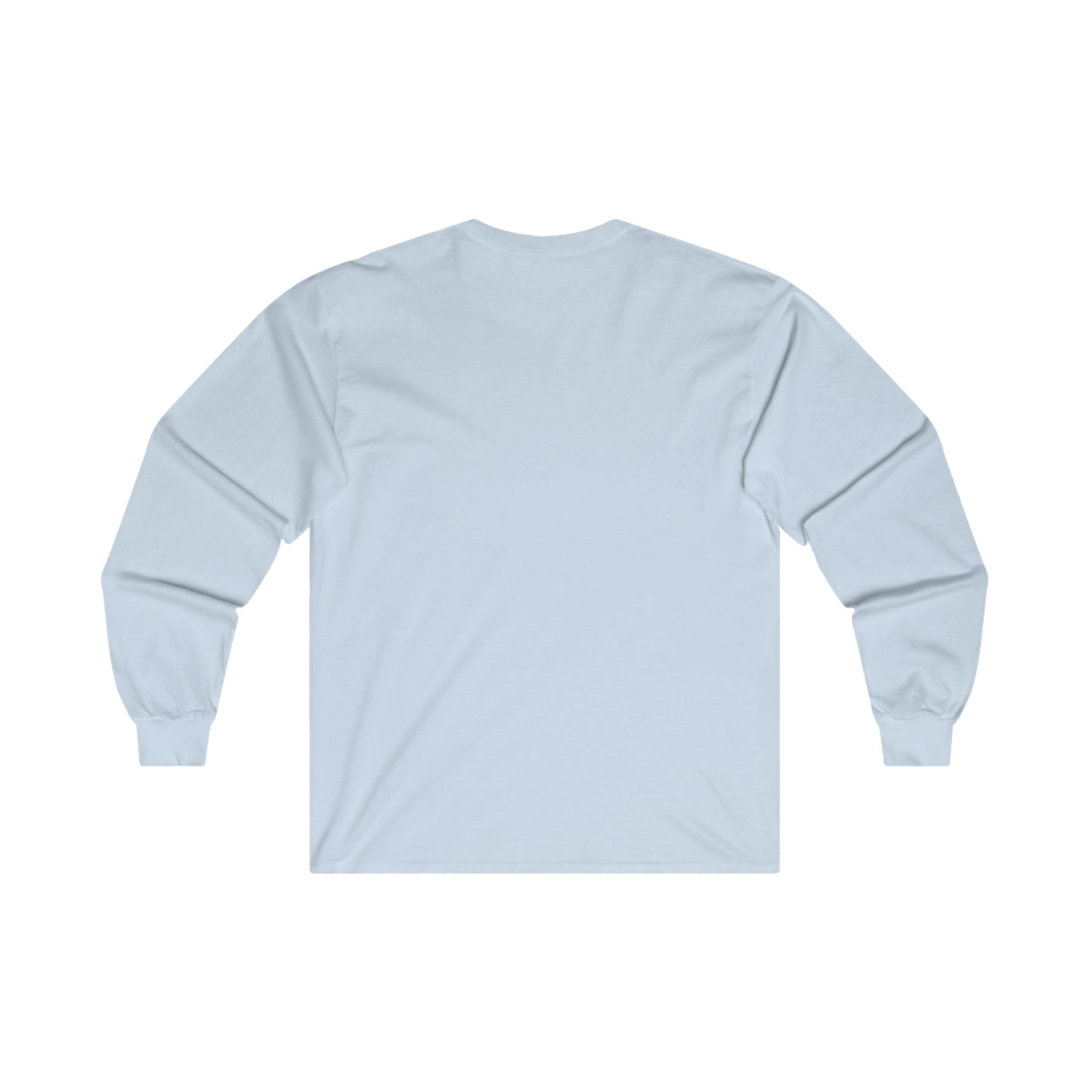 Unisex Ultra Cotton Long Sleeve T- Shirt - Blue Logo