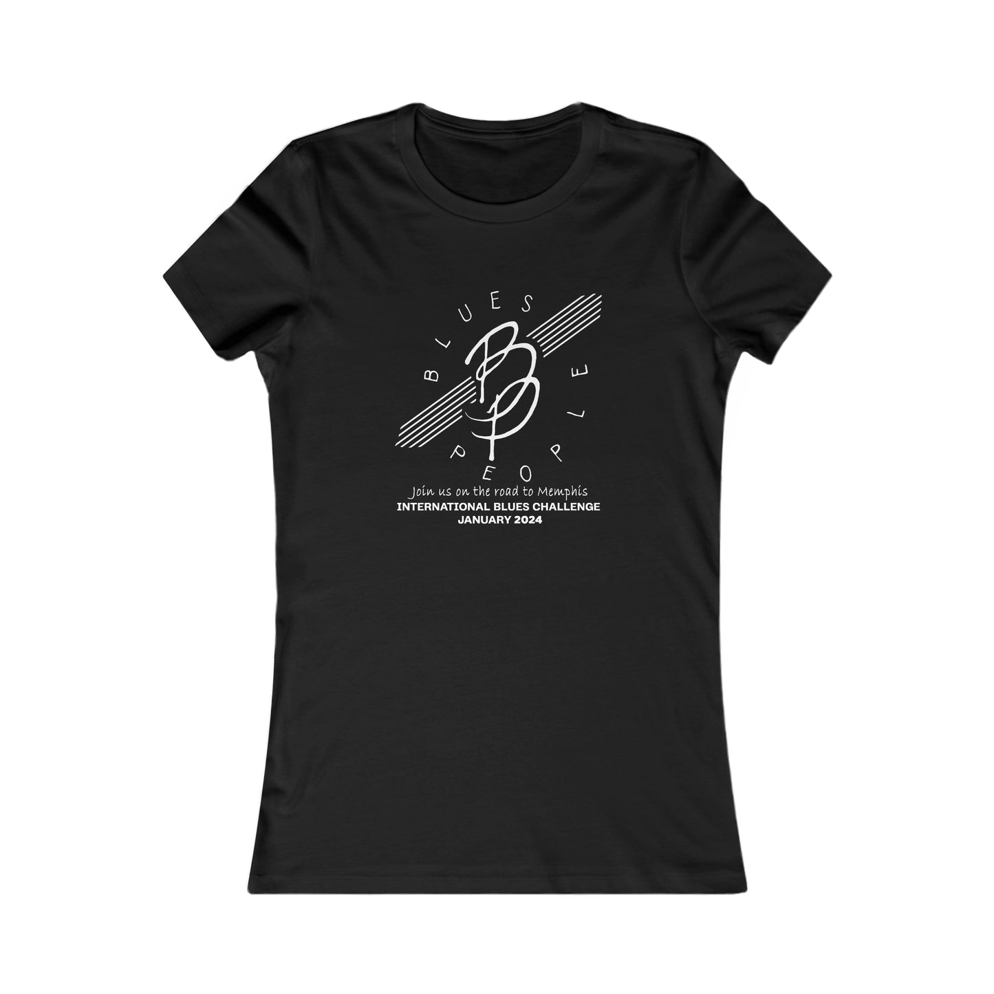 Ladies Favorite T- Shirt - White Logo - Journey to Memphis