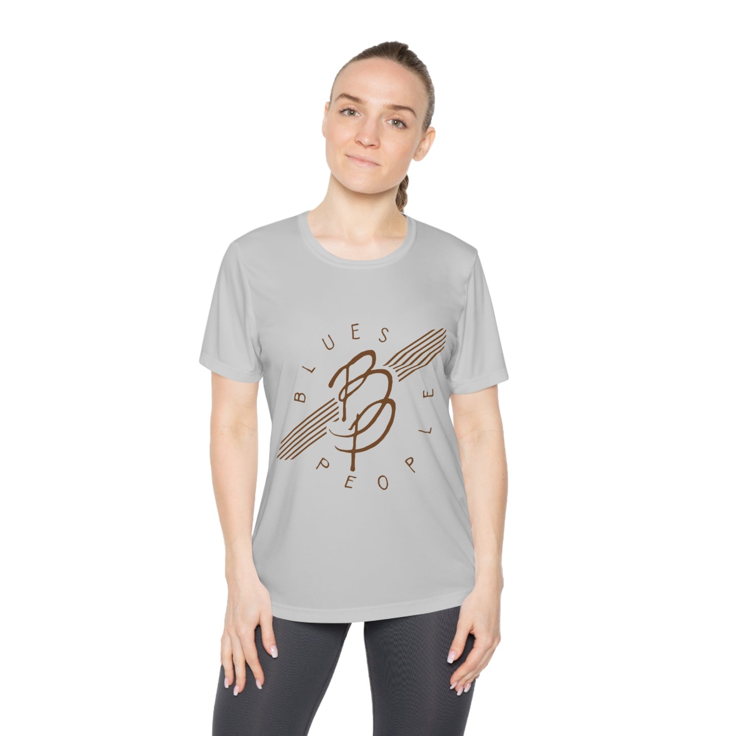 Ladies Competitor Tee - Brown Logo