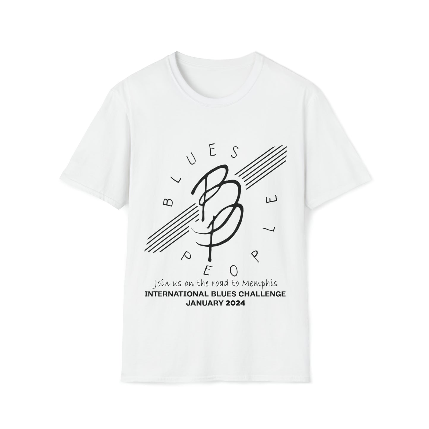 Copy of Unisex Softstyle T-Shirt - Black Logo - Journey to Memphis