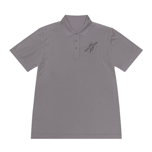 Men's Sport Polo Shirt - Black Logo