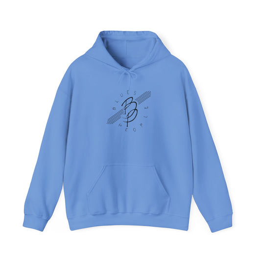 Blues People - Unisex Heavy Blend™ Hoodie Sweatshirt - Black Logo