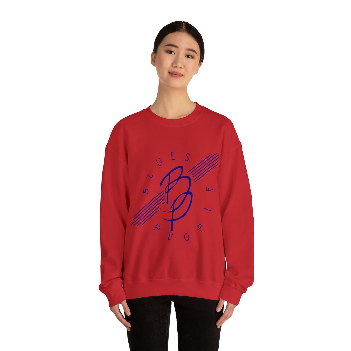 Unisex Heavy Blend™ Crewneck Sweatshirt - Blue Logo