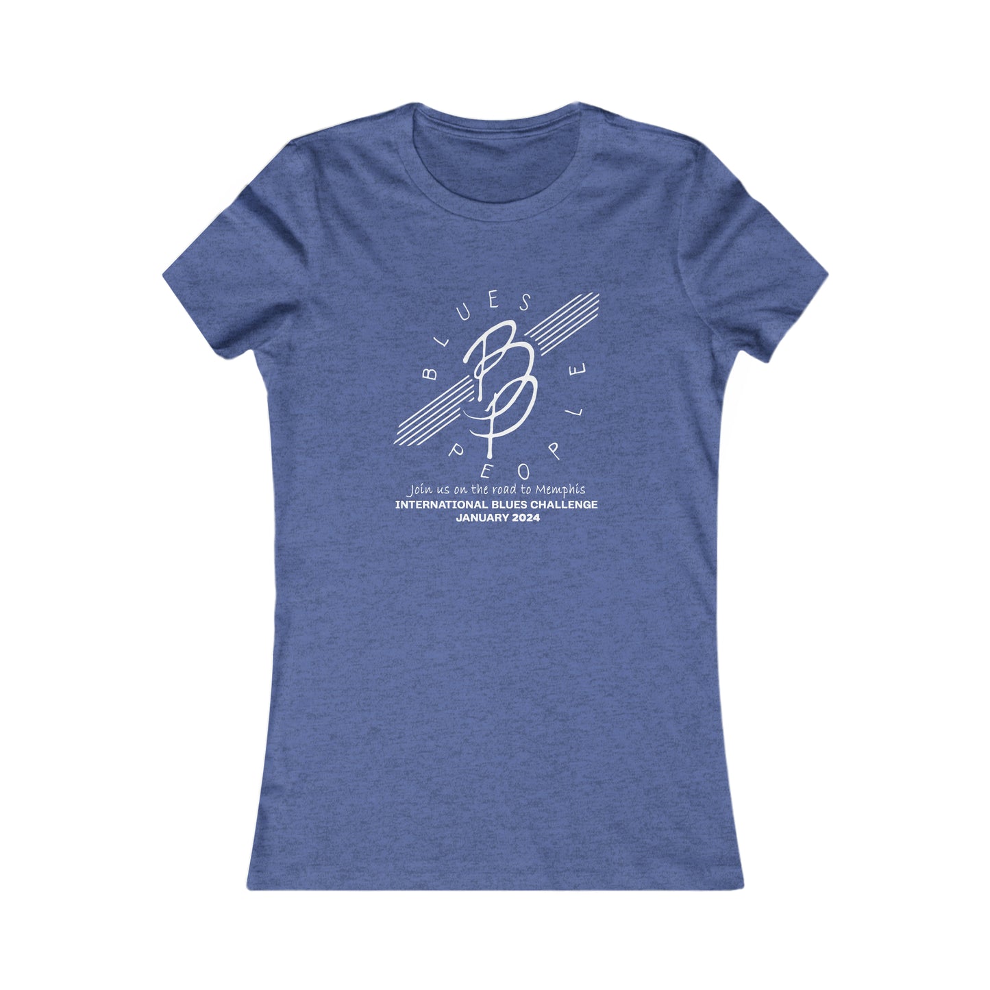 Ladies Favorite T- Shirt - White Logo - Journey to Memphis