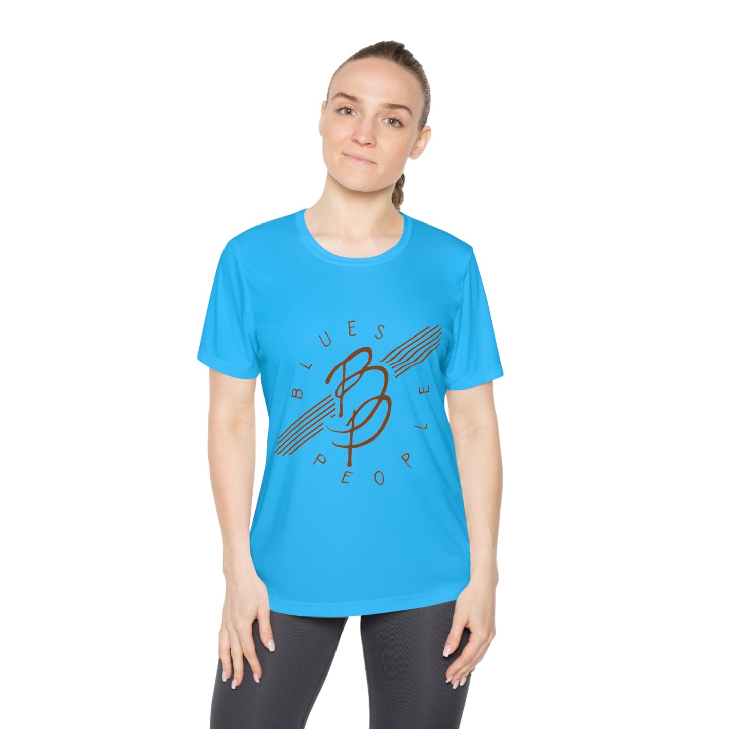 Ladies Competitor Tee - Brown Logo