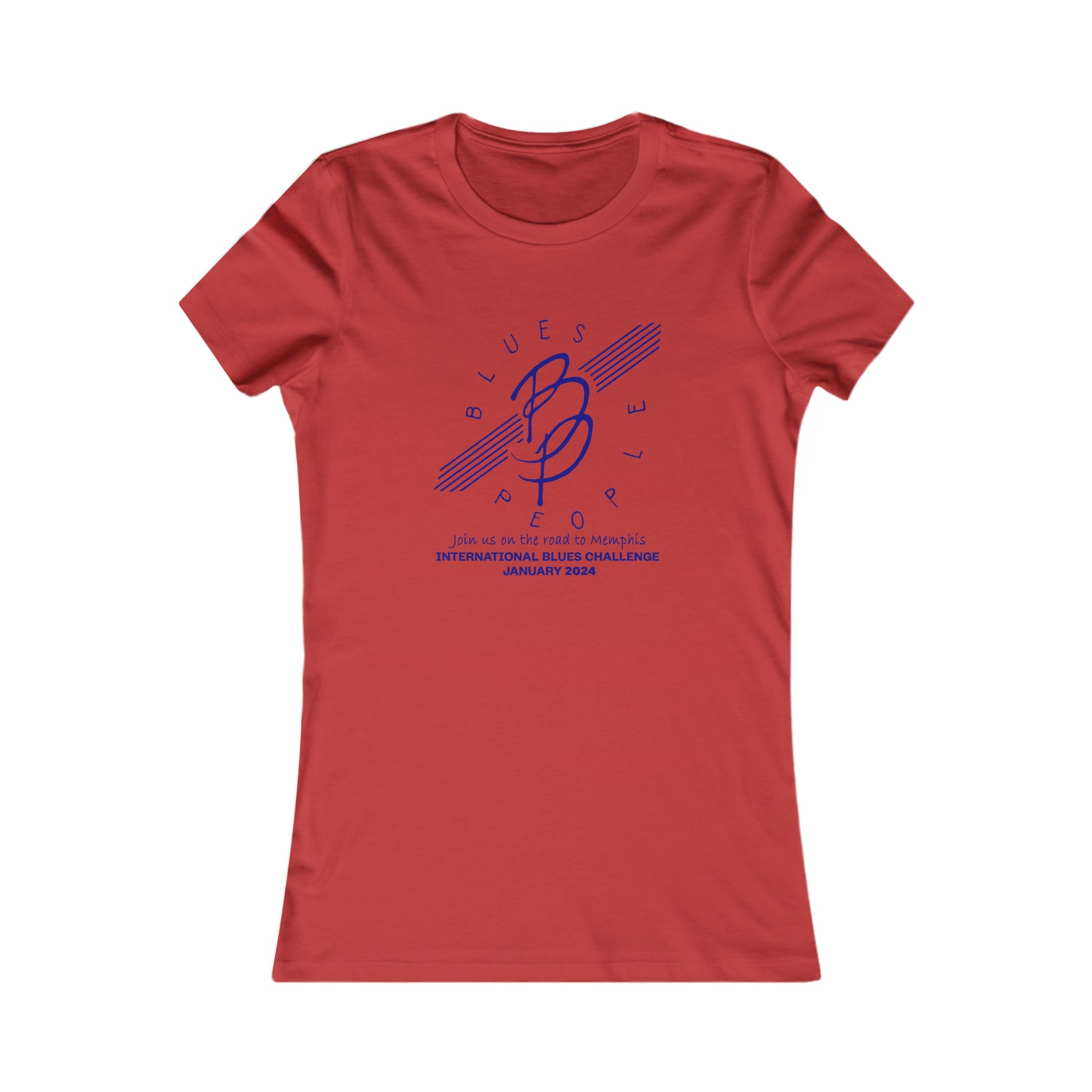 Ladies Favorite T- Shirt - Blue Logo - Journey to Memphis