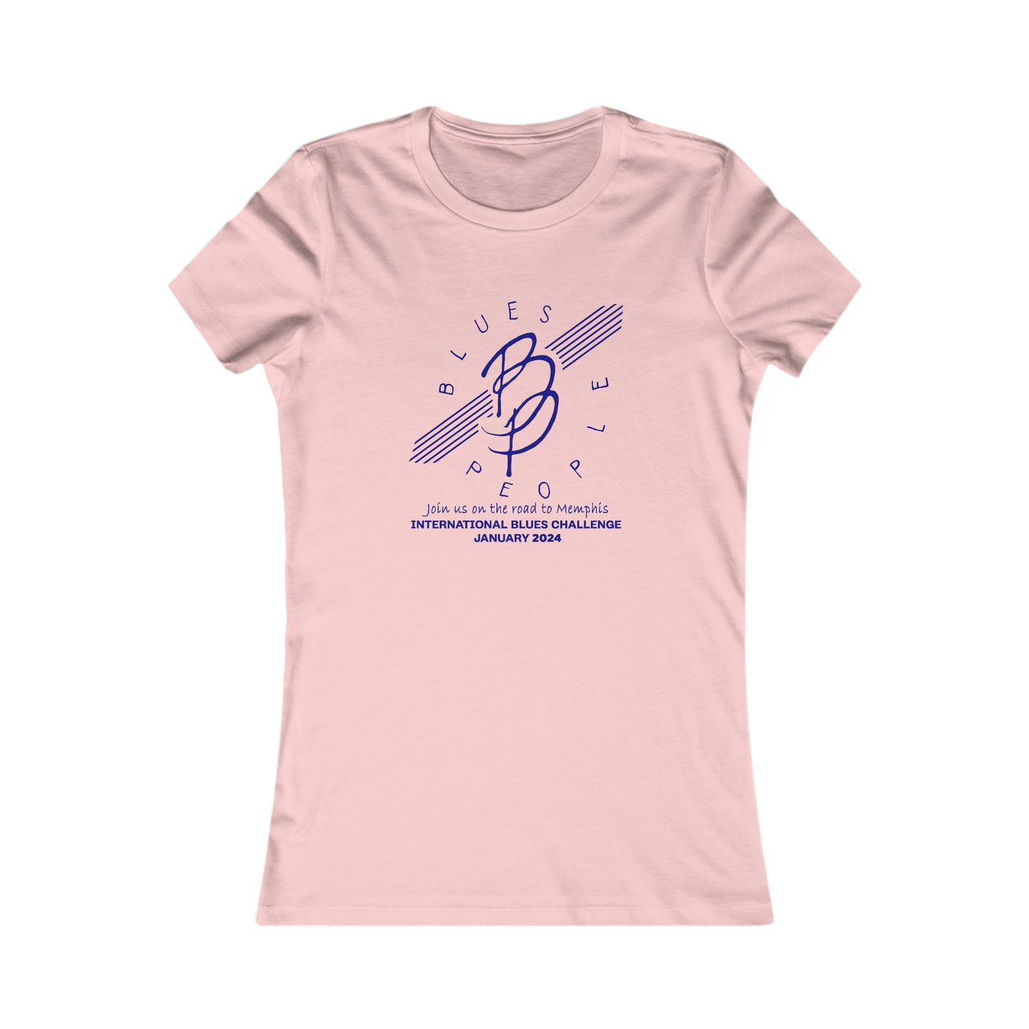 Ladies Favorite T- Shirt - Blue Logo - Journey to Memphis