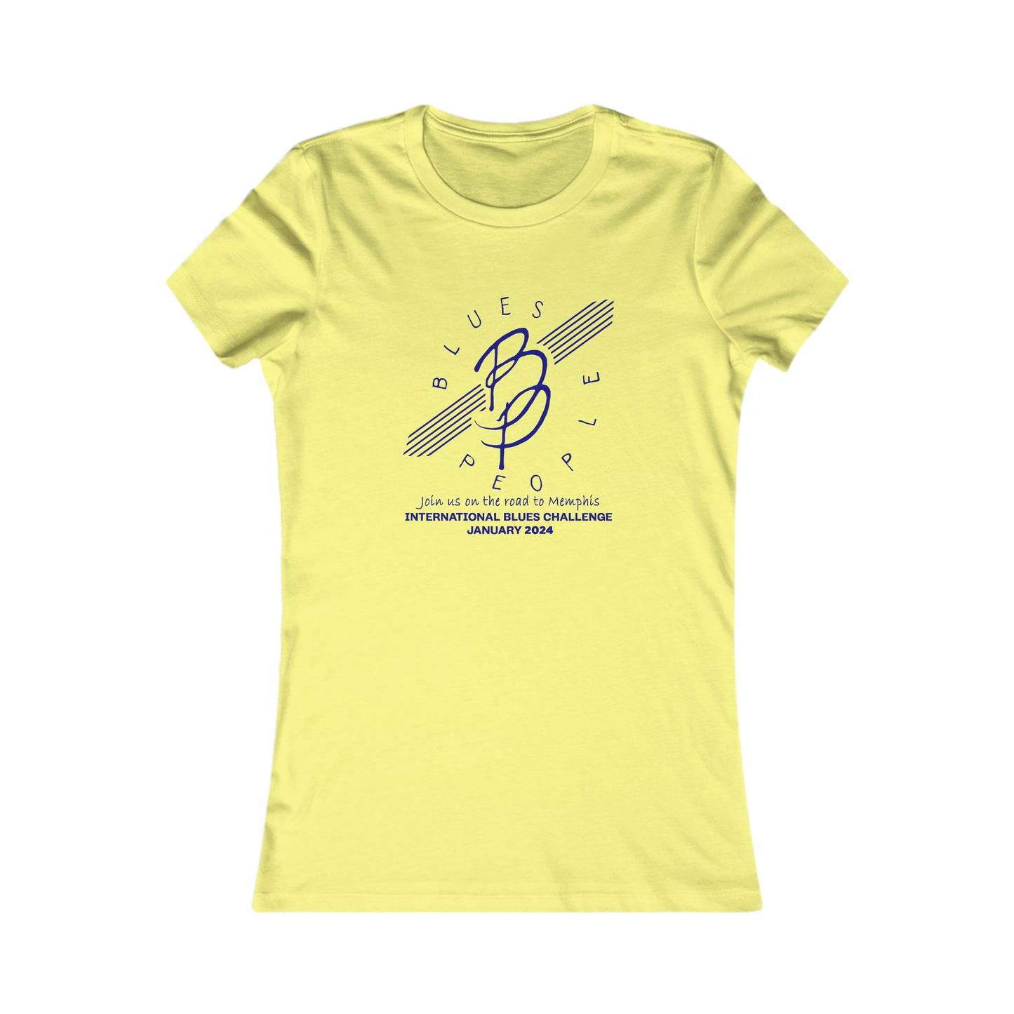 Ladies Favorite T- Shirt - Blue Logo - Journey to Memphis