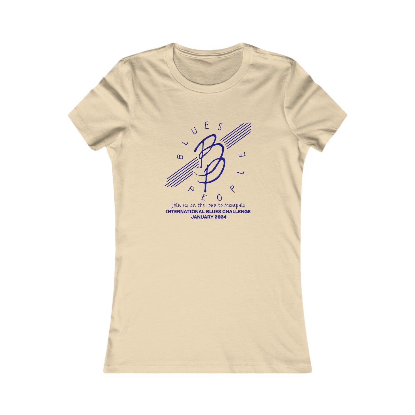 Ladies Favorite T- Shirt - Blue Logo - Journey to Memphis
