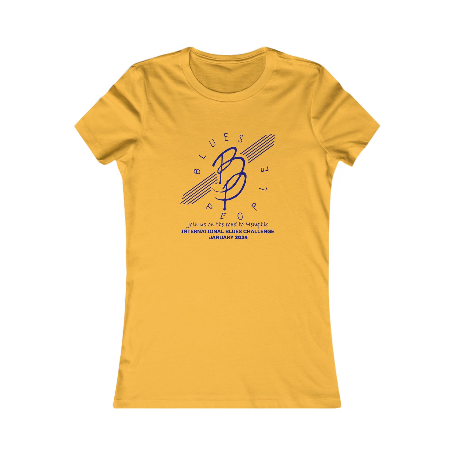 Ladies Favorite T- Shirt - Blue Logo - Journey to Memphis